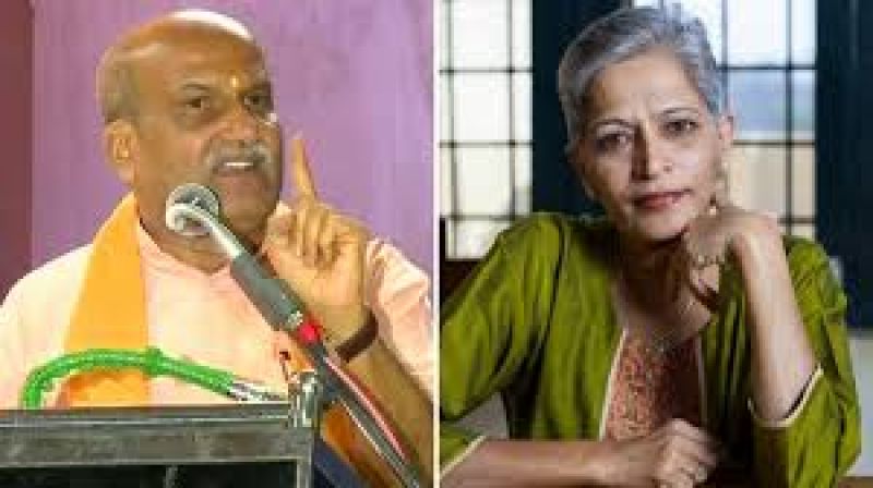 pramod muthalik - gauri lankesh