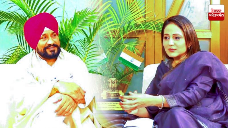 Charanjit Singh Channi and Nimrat Kaur