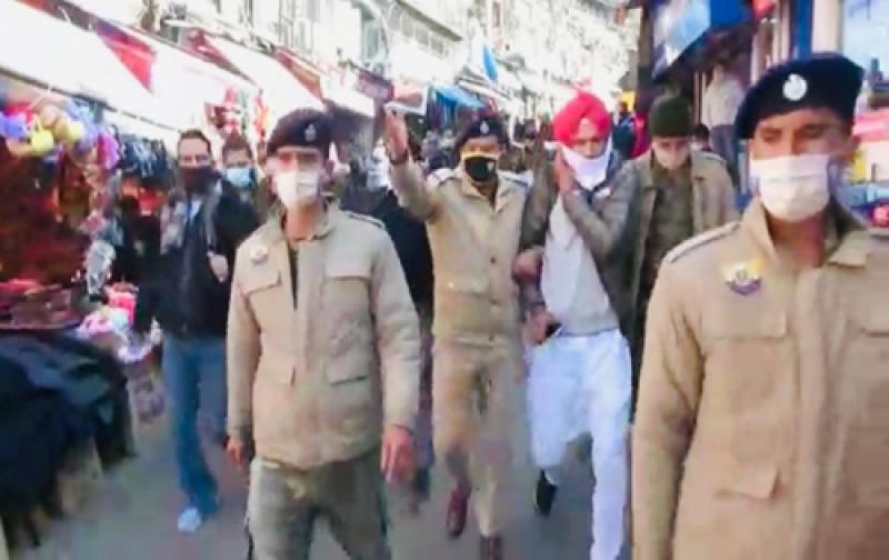 Shimla police arrested 3 protesting farmers 
