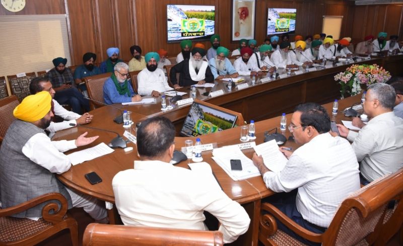 farmers meeting with CM Bhagwant Mann