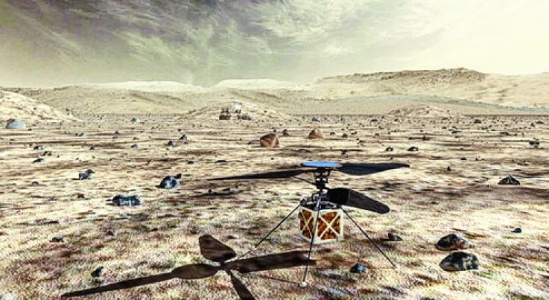 nasa is sending helicopter to mars