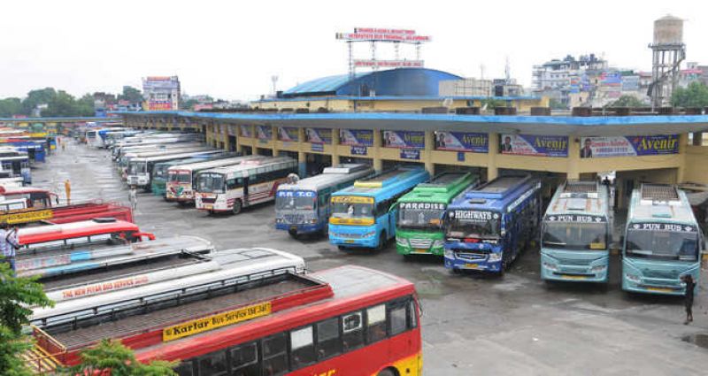 bus stand bus stand