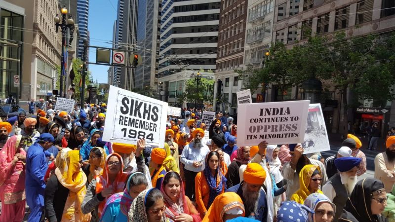 Sikh march