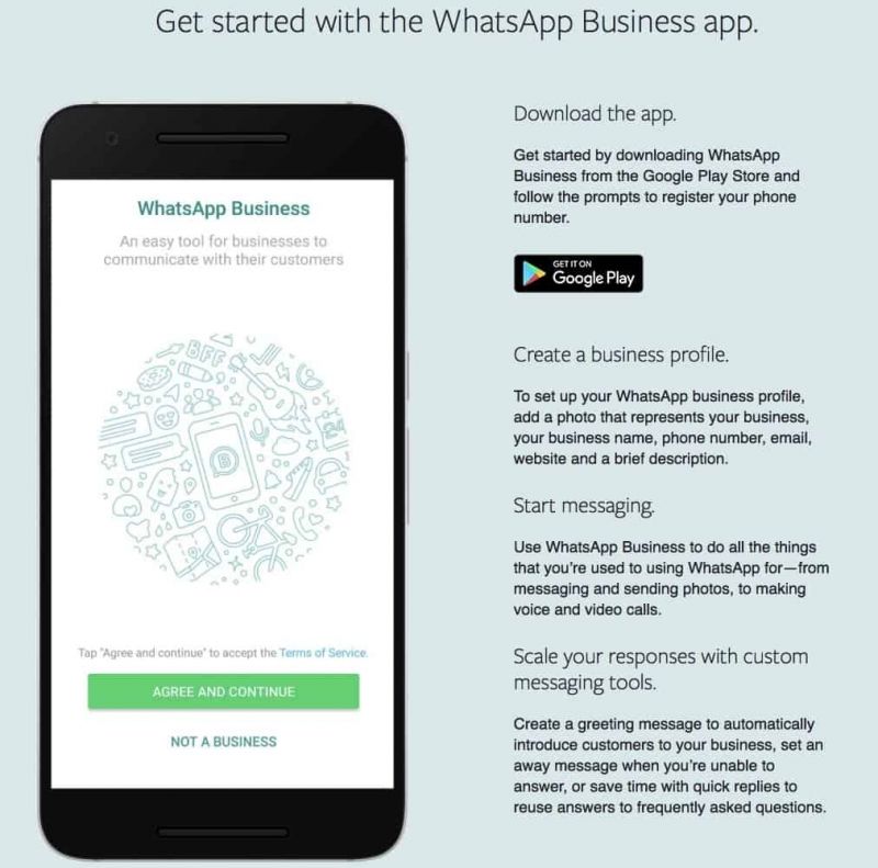 WhatsApp business