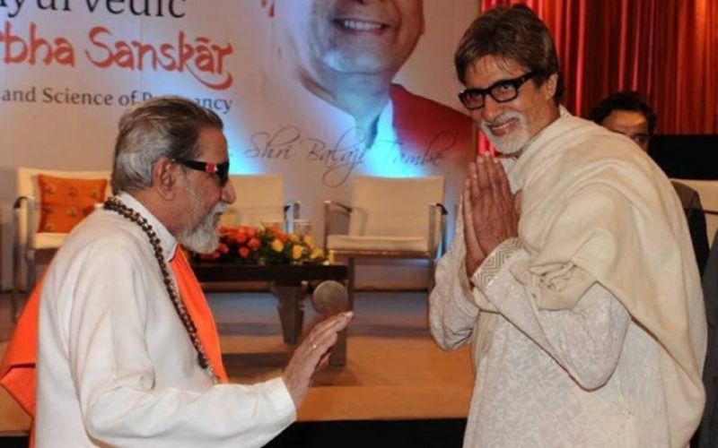 Bal Thackeray and Amitabh Bachchan 