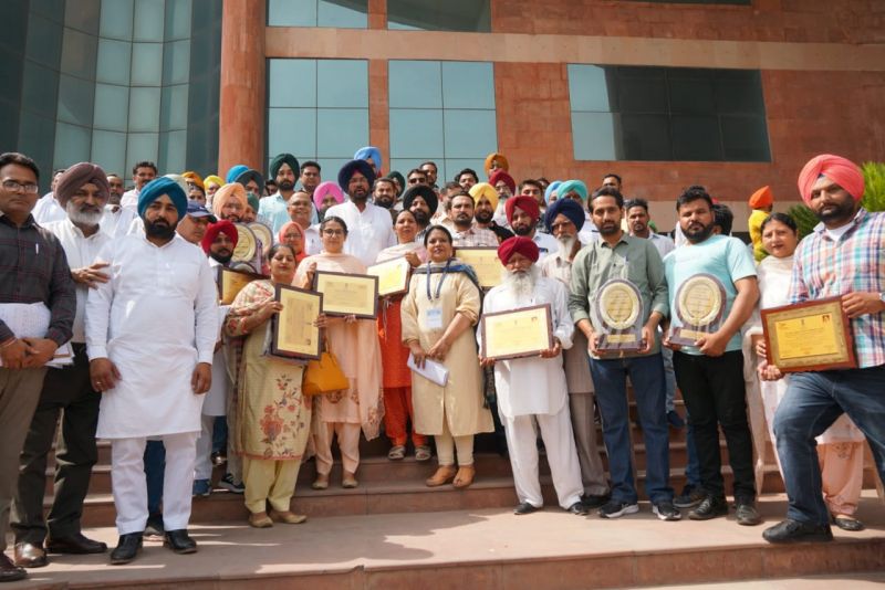  Kuldeep Dhaliwal honours 13 National Awards winning Panchayati Raj Institutions of the state