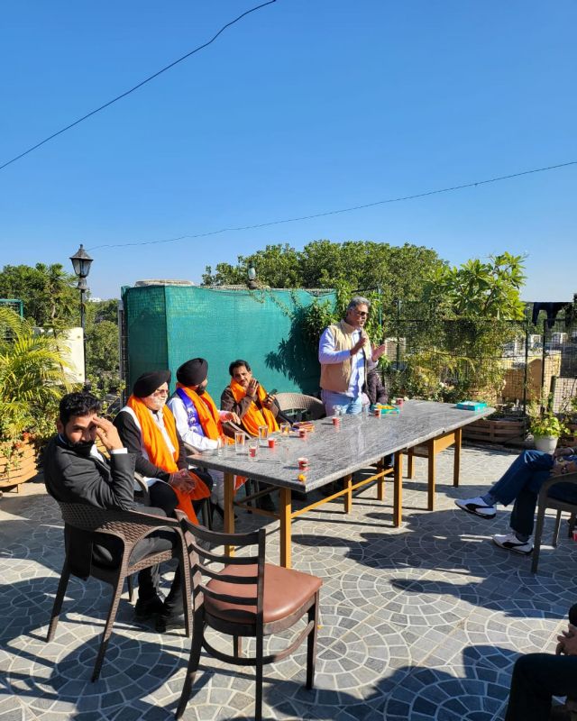 Kulmeet Singh Sodhi started his campaign Kulmeet Singh Sodhi started his campaign