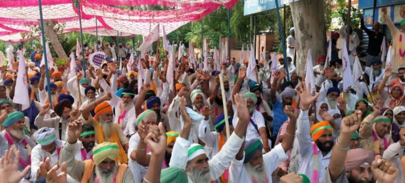 Kisan Union Ptotest Kisan Union Ptotest