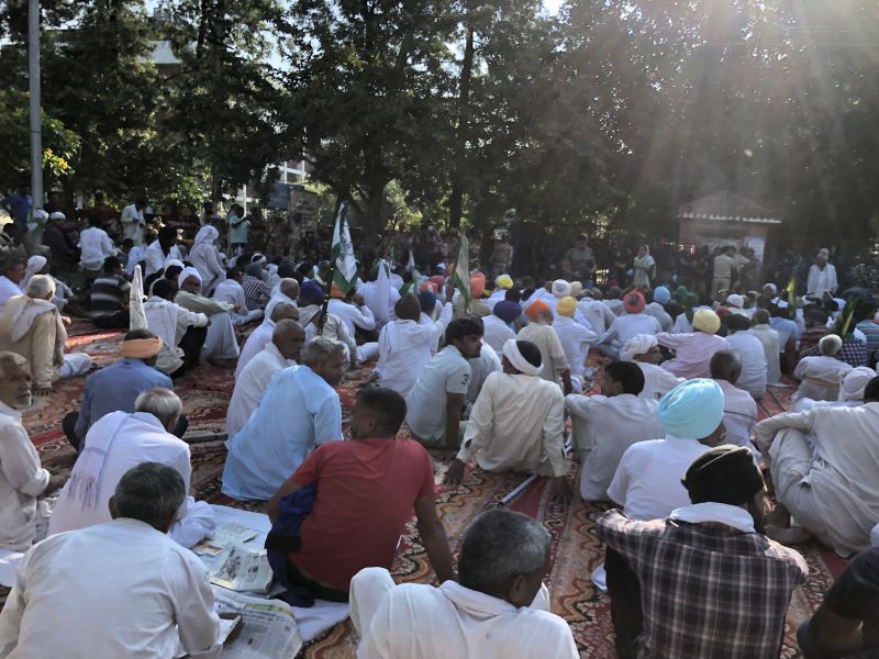 Karnal farmers stir enters third day