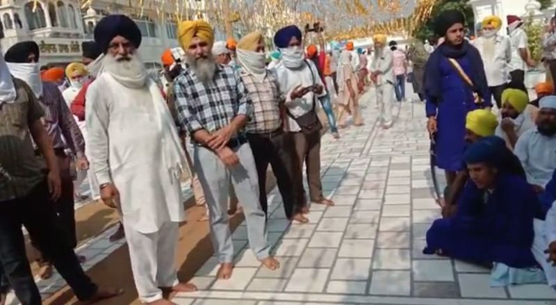 Sikh organizations outside Diwan Hall Manji Sahib Sikh organizations outside Diwan Hall Manji Sahib