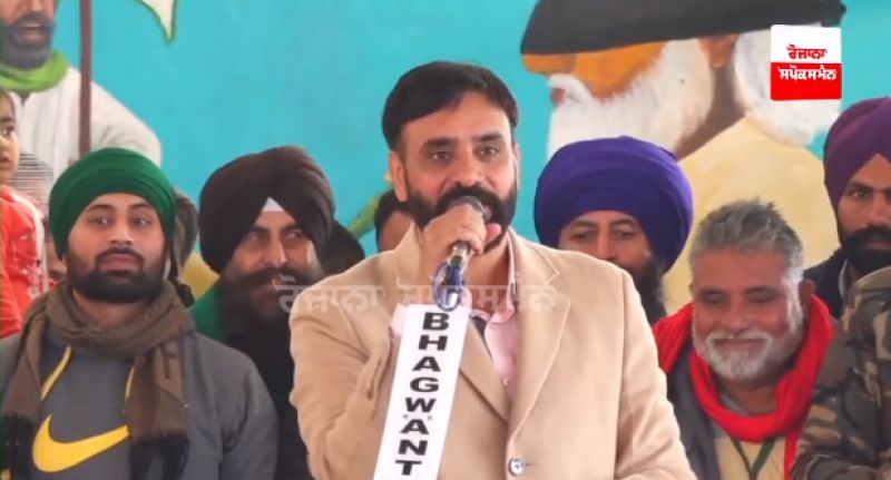 Babbu mann at Delhi Protest 