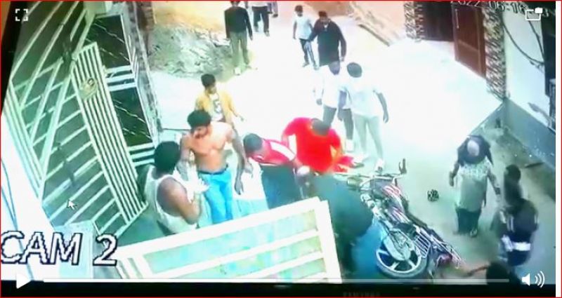 Husband and wife badly beaten by neighbor called a scoundrel