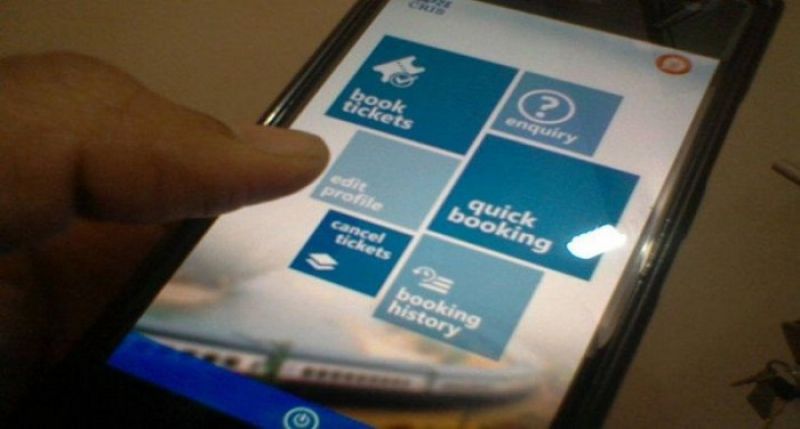 New mobile app of Railway