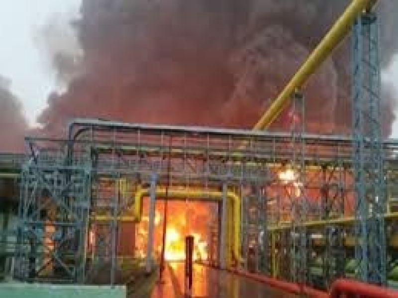 MaharashtraNavi Mumbai ongc plant cold storage fire MaharashtraNavi Mumbai ongc plant cold storage fire
