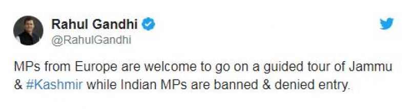 Rahul Gandhi tweet