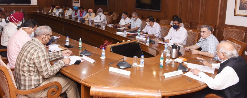 Local Government Minister held Meeting with Sanjha Morcha representing seven Labour Unions