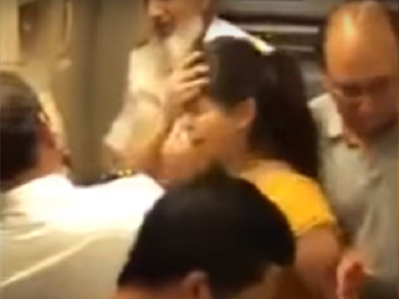 Mother wanted to open the door for unconscious child