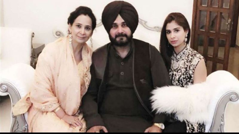 Navjot Sidhu with Family