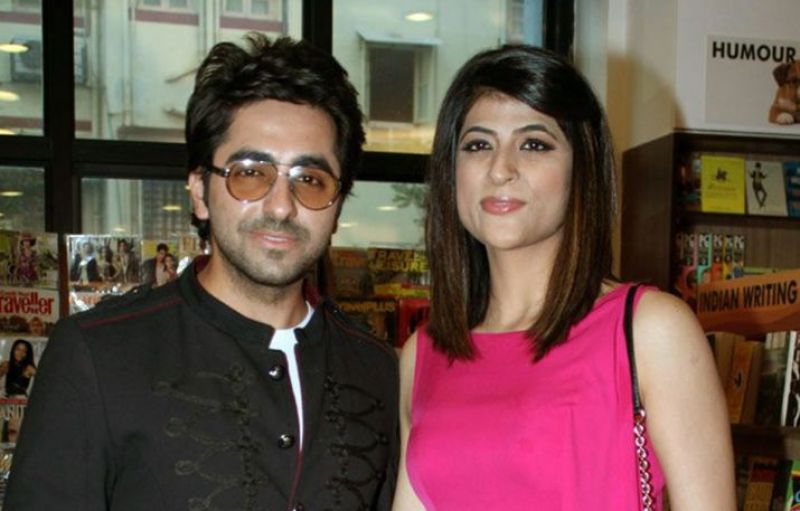 Aayushman with wife Tahira