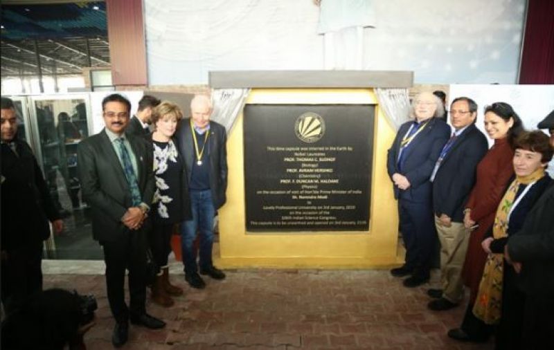 Time capsule buried at LPU, Jalandhar