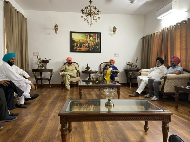 Navjot Singh Siddhu and Other Congress Leaders