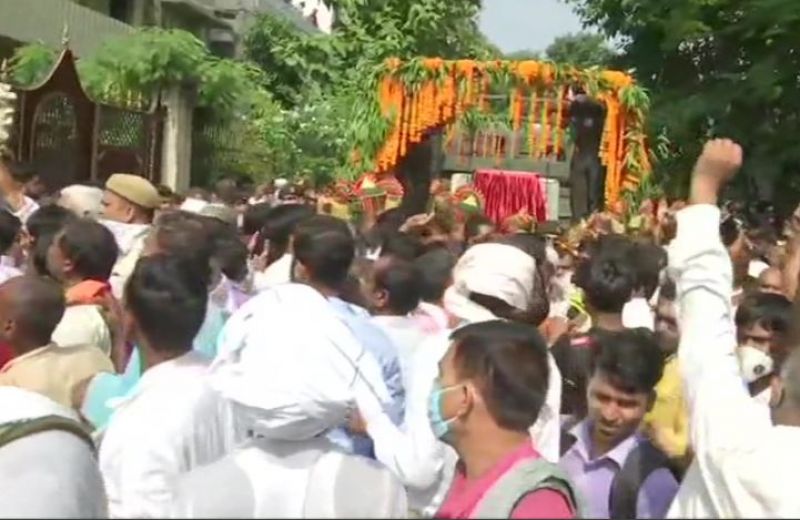 Vilas Paswan's funeral in Patna 