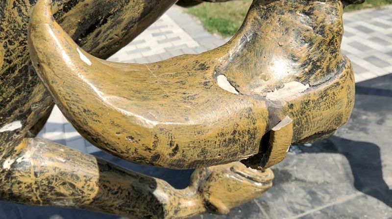 Smashed the statue of Maharaja Ranjit Singh