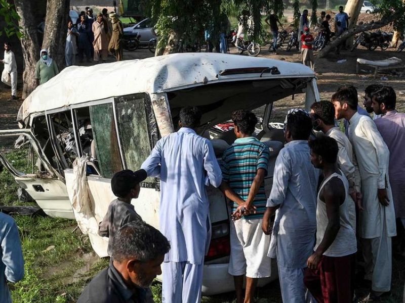 Train accident at Sheikhupura Train accident at Sheikhupura