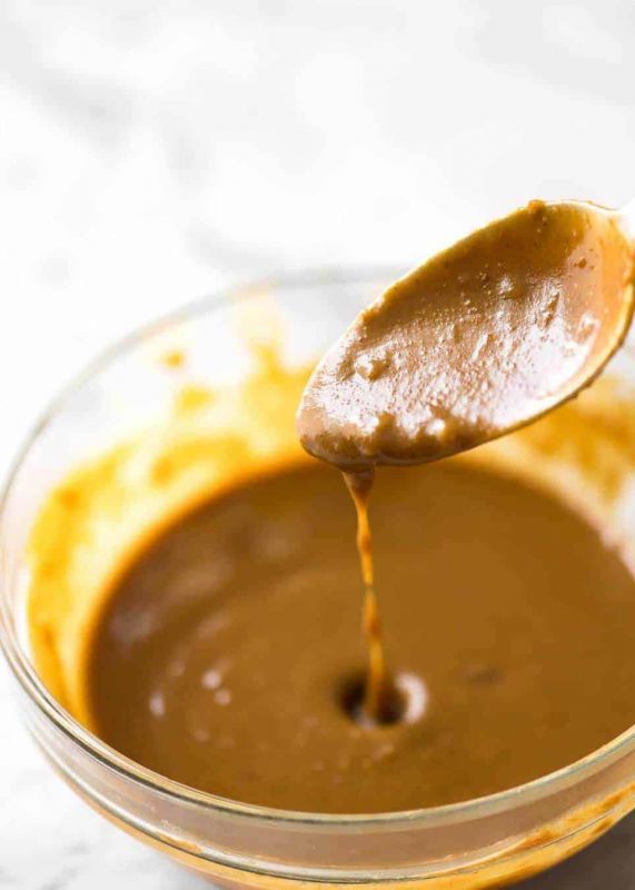 peanut sauce  peanut sauce