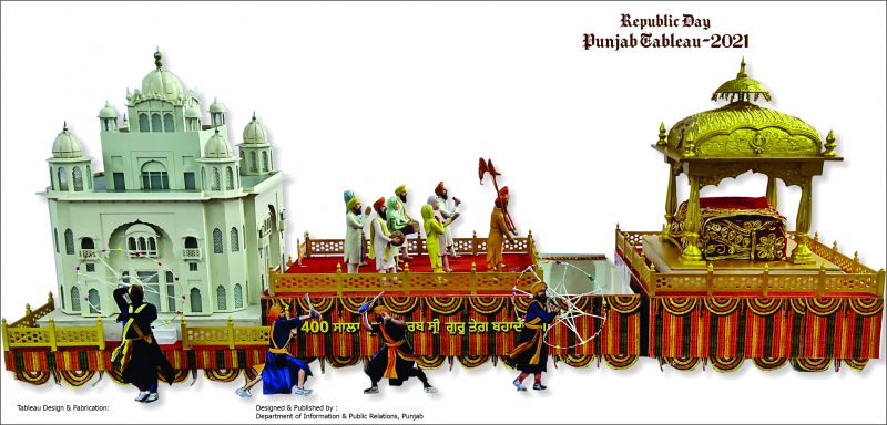 Punjab Tableau for Republic day portrays supreme sacrifice of Guru Tegh Bahadur Ji