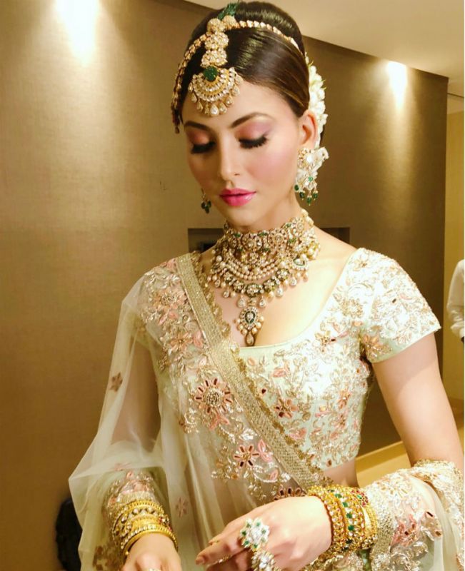 Urvashi in bridal look