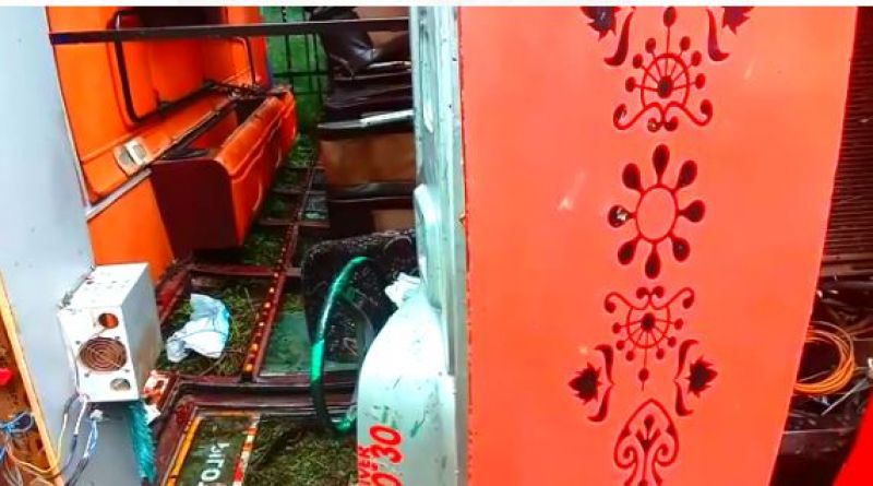 Private bus overturns in Sunam, passengers seriously injured