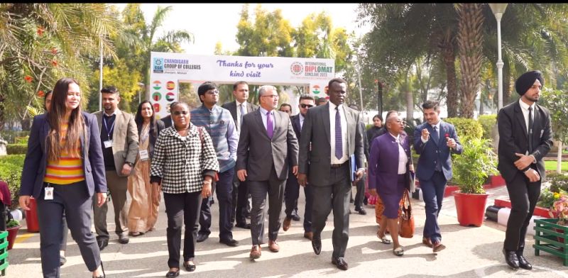 International Diplomat Meet-2023 at CGC Jhanjeri Campus