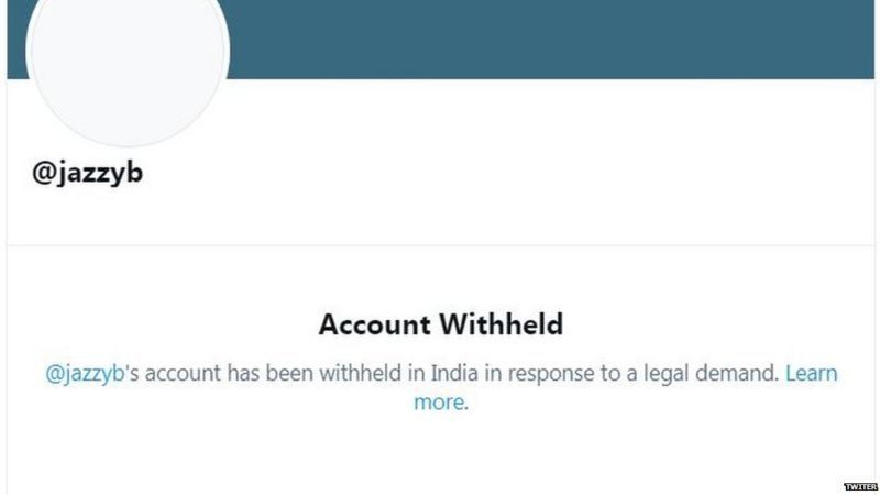Punjabi singer Jazzy B's Twitter account blocked