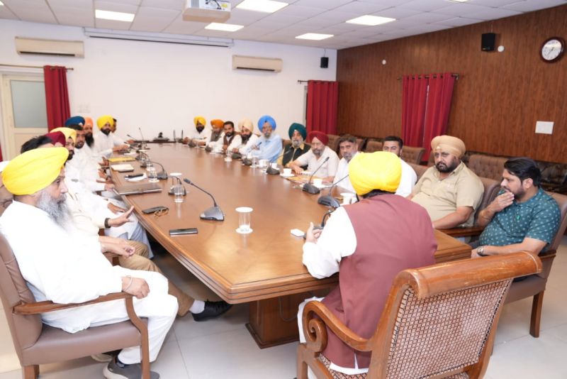 CM Mann Holds brainstorming session with MLAs of party