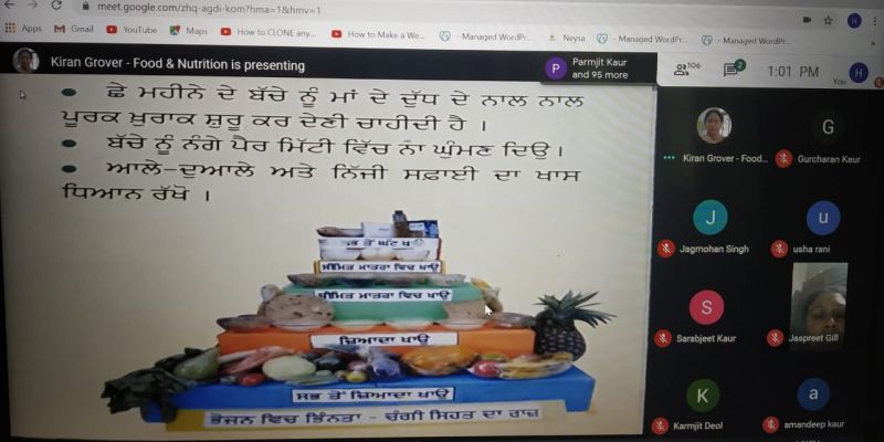  A two day workshop for Anganwadi workers was conducted at PAU