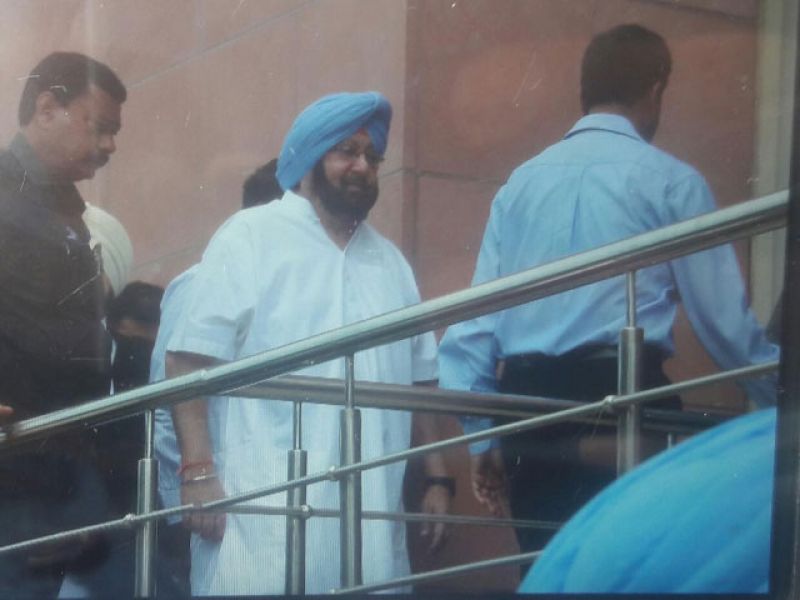 Captain Amarinder Singh in Mohali Court