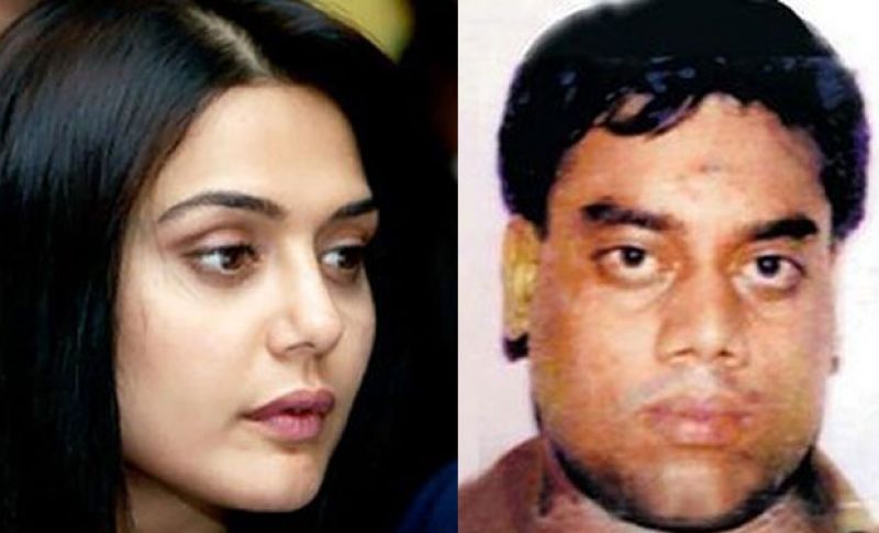 Preity Zinta and Don Ravi Pujara