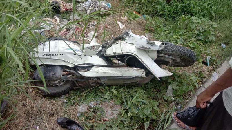 Terrible accident in Tanda