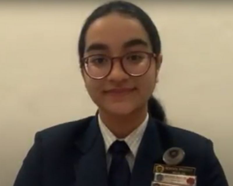 Sirat Gill from Mohali scored 95% marks in 10th CBSE results