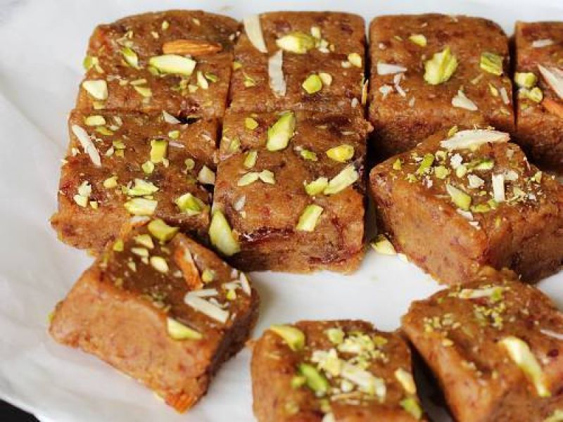Dates Barfi Recipe