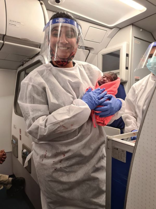 Baby born on IndiGo Delhi-Bengaluru flight Baby born on IndiGo Delhi-Bengaluru flight