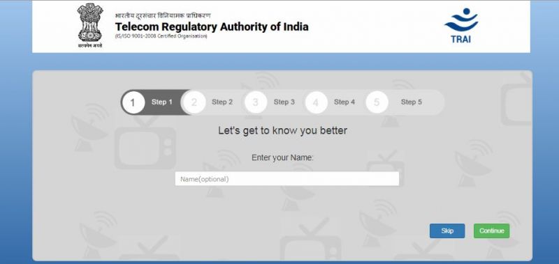Steps of selecting Channels
