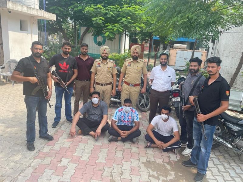 Gangster Harpreet Singh alias Happy Bhullar belonging to Bambiha gang arrested along with two accomplices