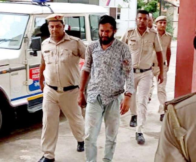 young man slaps bjp female mla santosh sarwan