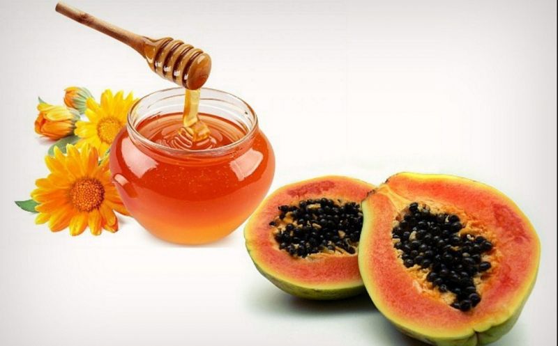 papaya and honey