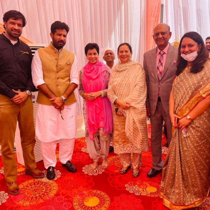 CM Channi 's son married