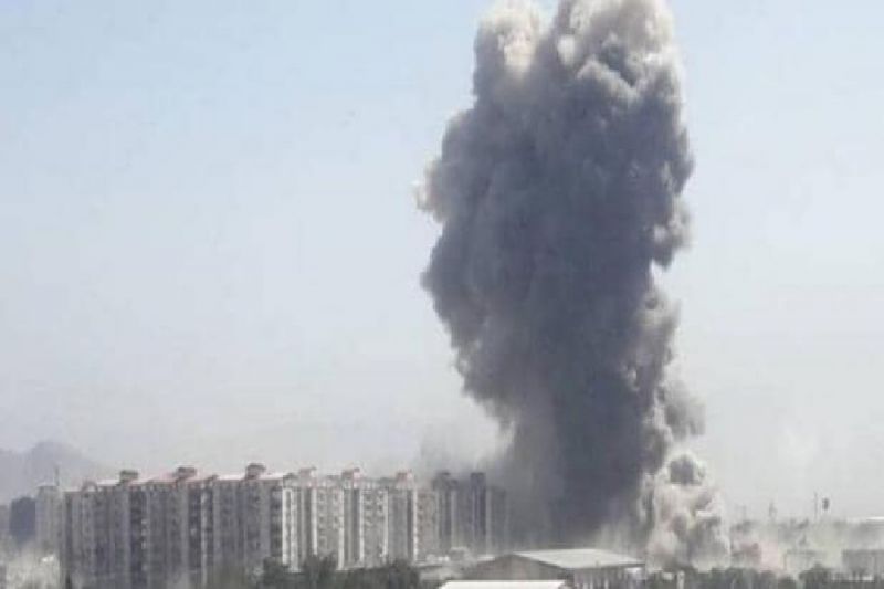 Explosion near the american embassy in Kabul Explosion near the american embassy in Kabul