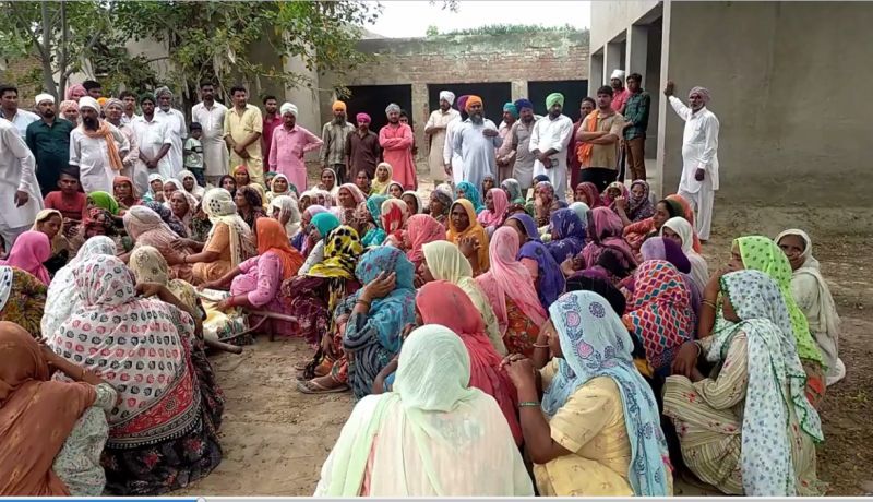 Death of a widow in discriminatory circumstances