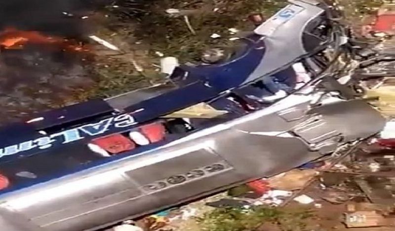 Bus Falls Off Viaduct In Brazil, Killing At Least 16